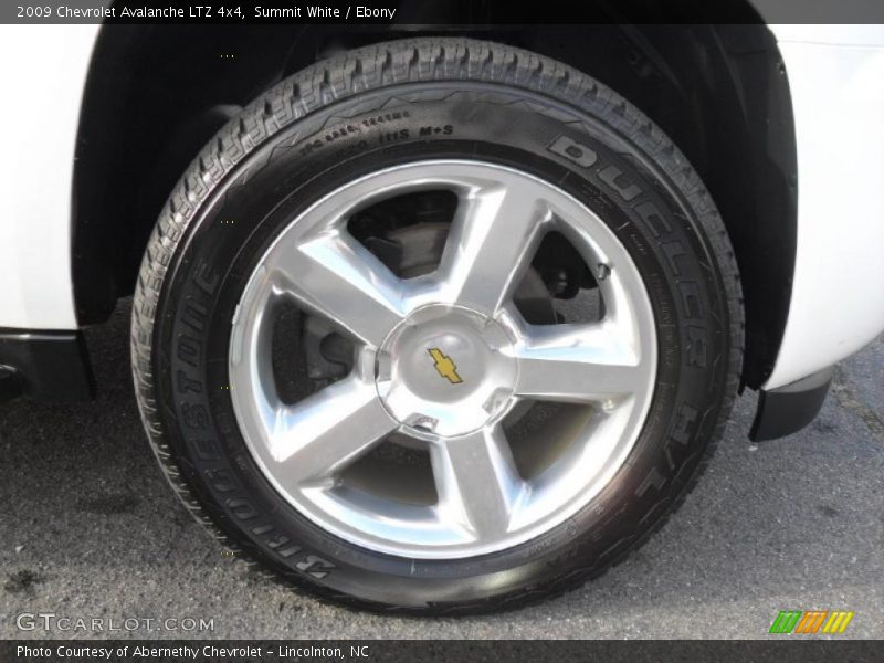 Summit White / Ebony 2009 Chevrolet Avalanche LTZ 4x4