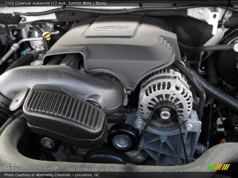 Summit White / Ebony 2009 Chevrolet Avalanche LTZ 4x4
