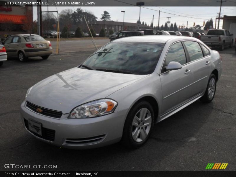 Silver Ice Metallic / Ebony 2010 Chevrolet Impala LS