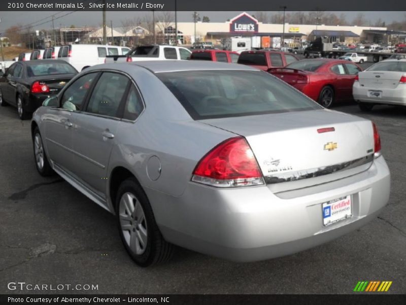 Silver Ice Metallic / Ebony 2010 Chevrolet Impala LS