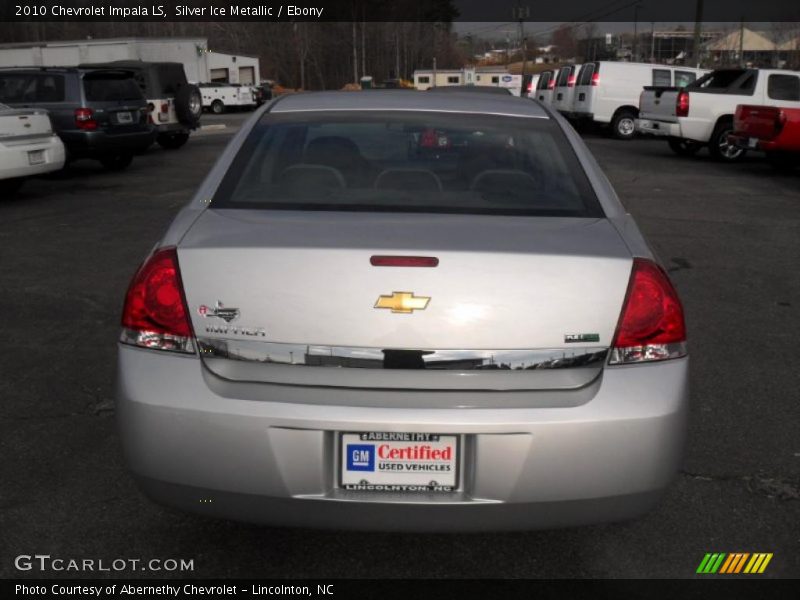 Silver Ice Metallic / Ebony 2010 Chevrolet Impala LS