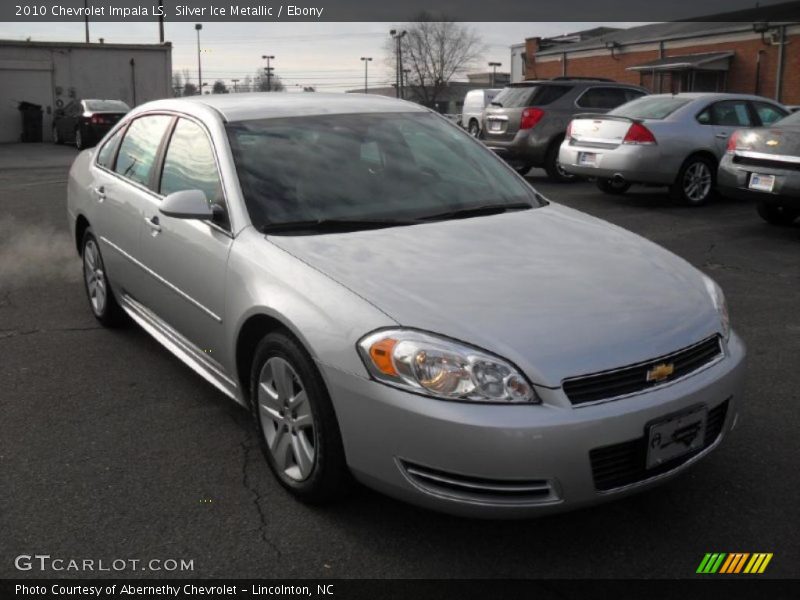 Silver Ice Metallic / Ebony 2010 Chevrolet Impala LS