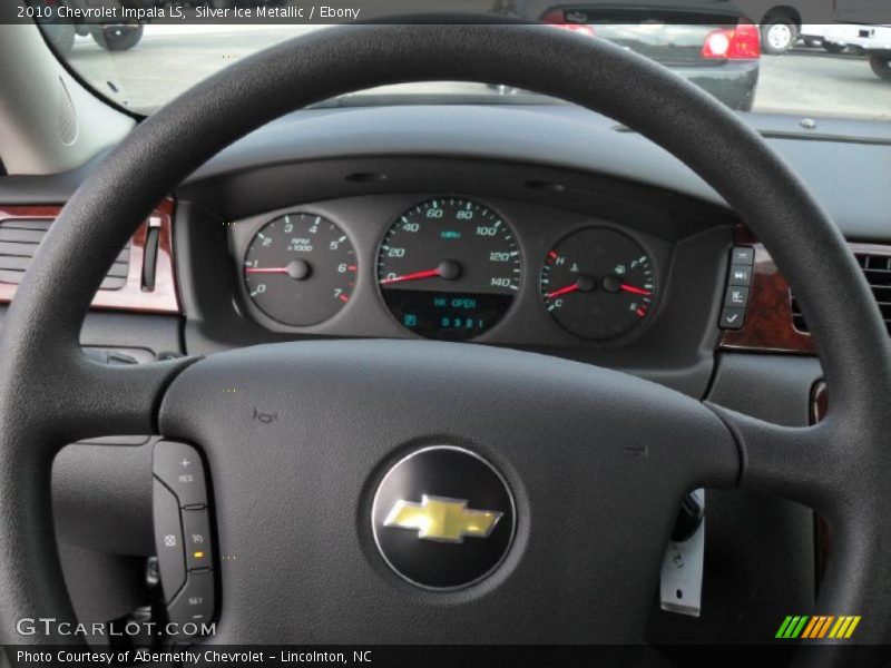 Silver Ice Metallic / Ebony 2010 Chevrolet Impala LS