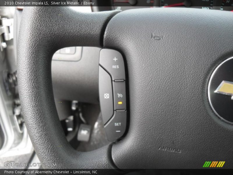 Silver Ice Metallic / Ebony 2010 Chevrolet Impala LS
