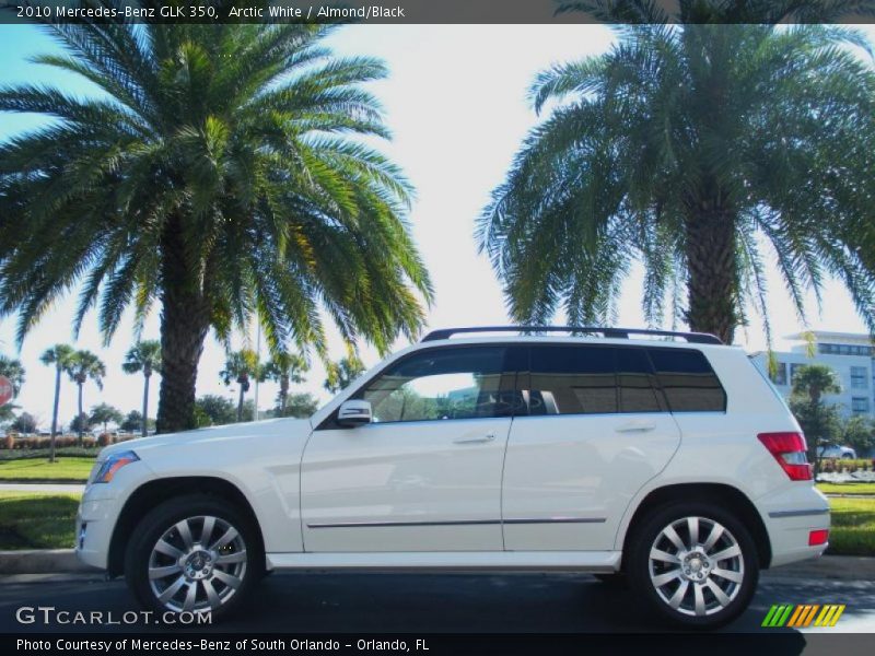 Arctic White / Almond/Black 2010 Mercedes-Benz GLK 350