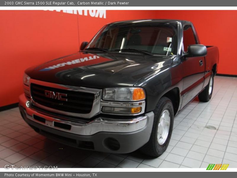 Carbon Metallic / Dark Pewter 2003 GMC Sierra 1500 SLE Regular Cab