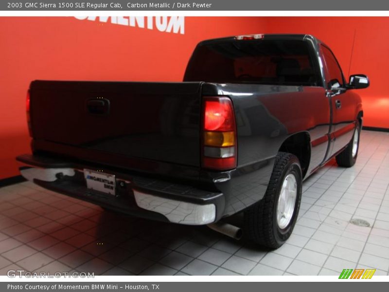 Carbon Metallic / Dark Pewter 2003 GMC Sierra 1500 SLE Regular Cab
