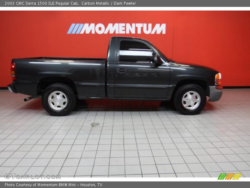 Carbon Metallic / Dark Pewter 2003 GMC Sierra 1500 SLE Regular Cab