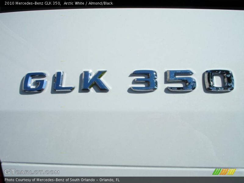 Arctic White / Almond/Black 2010 Mercedes-Benz GLK 350