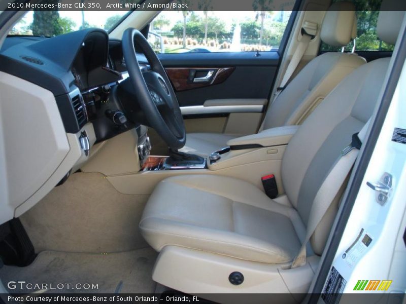 Arctic White / Almond/Black 2010 Mercedes-Benz GLK 350