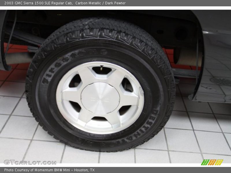 Carbon Metallic / Dark Pewter 2003 GMC Sierra 1500 SLE Regular Cab