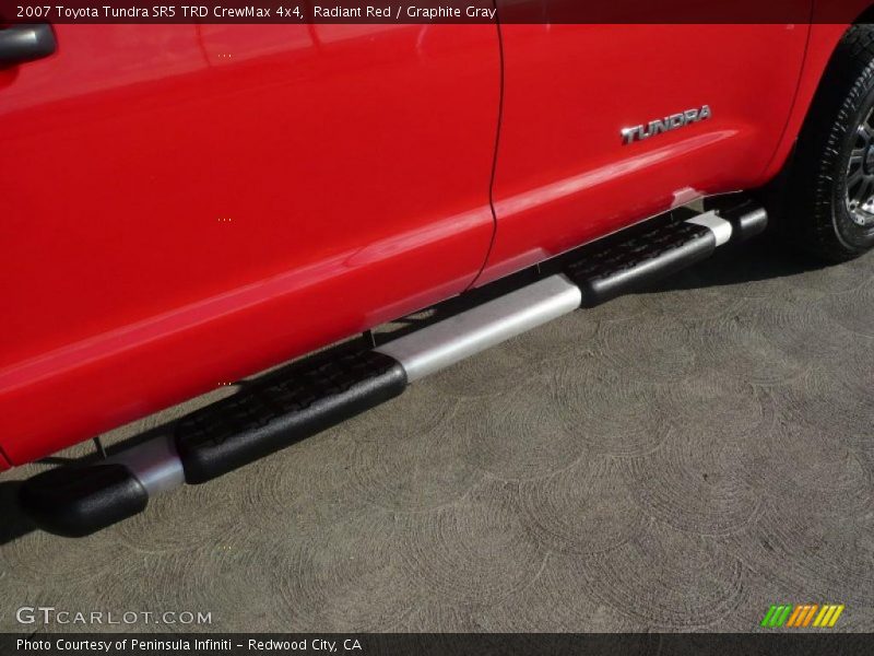 Radiant Red / Graphite Gray 2007 Toyota Tundra SR5 TRD CrewMax 4x4