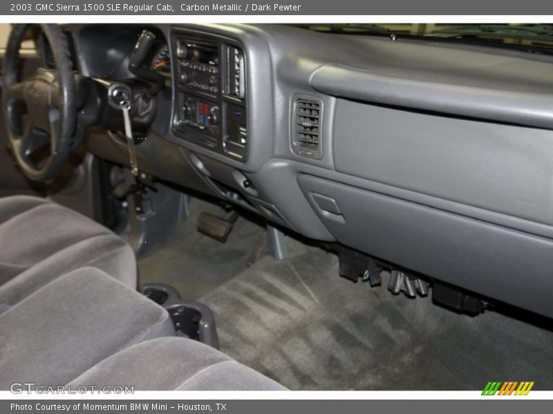 Carbon Metallic / Dark Pewter 2003 GMC Sierra 1500 SLE Regular Cab