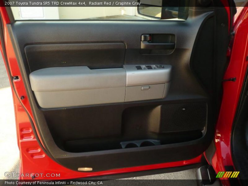 Radiant Red / Graphite Gray 2007 Toyota Tundra SR5 TRD CrewMax 4x4
