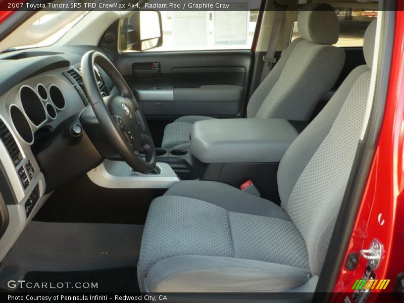 Radiant Red / Graphite Gray 2007 Toyota Tundra SR5 TRD CrewMax 4x4