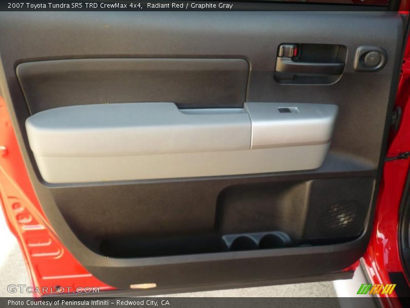 Radiant Red / Graphite Gray 2007 Toyota Tundra SR5 TRD CrewMax 4x4