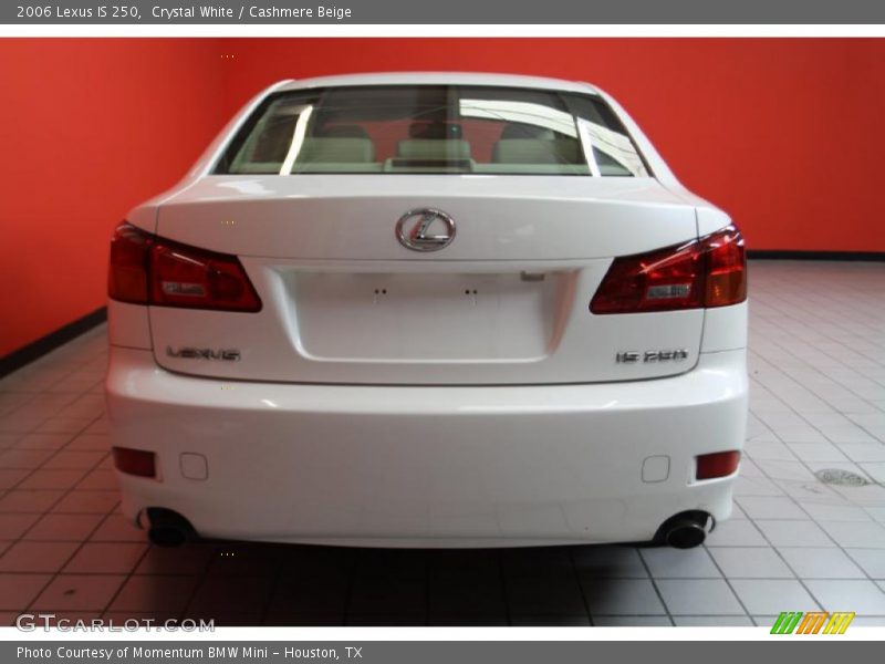 Crystal White / Cashmere Beige 2006 Lexus IS 250