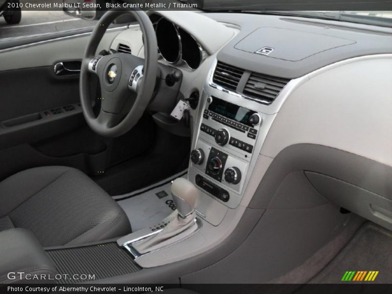 Black Granite Metallic / Titanium 2010 Chevrolet Malibu LT Sedan