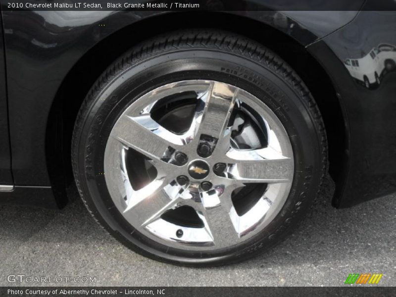Black Granite Metallic / Titanium 2010 Chevrolet Malibu LT Sedan