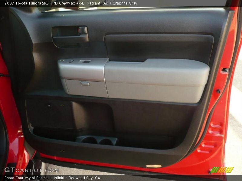 Radiant Red / Graphite Gray 2007 Toyota Tundra SR5 TRD CrewMax 4x4