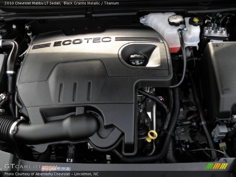Black Granite Metallic / Titanium 2010 Chevrolet Malibu LT Sedan