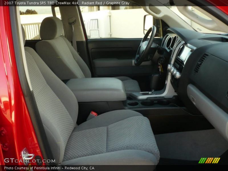 Radiant Red / Graphite Gray 2007 Toyota Tundra SR5 TRD CrewMax 4x4