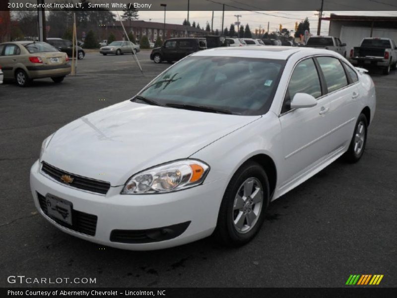 Summit White / Ebony 2010 Chevrolet Impala LT