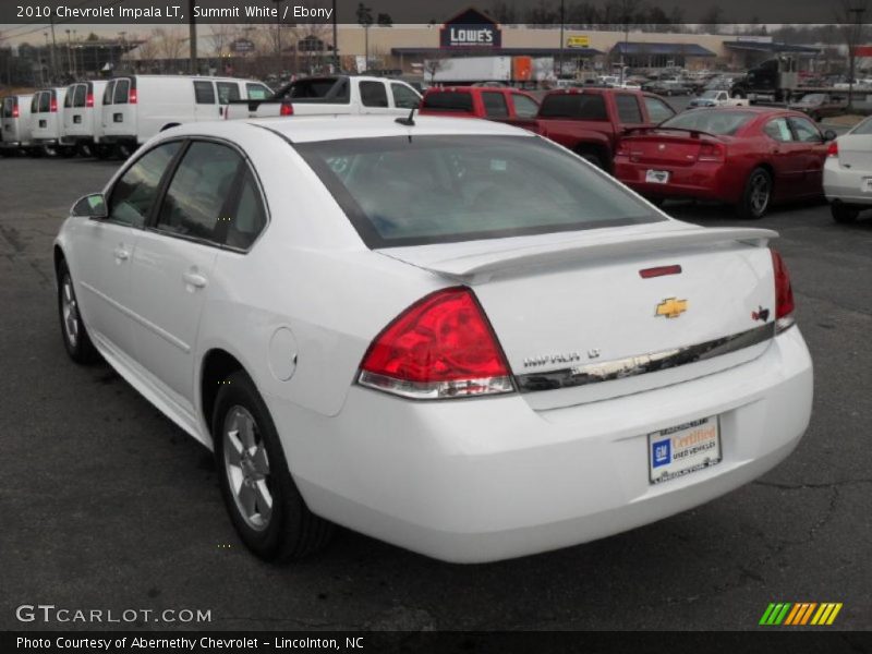 Summit White / Ebony 2010 Chevrolet Impala LT