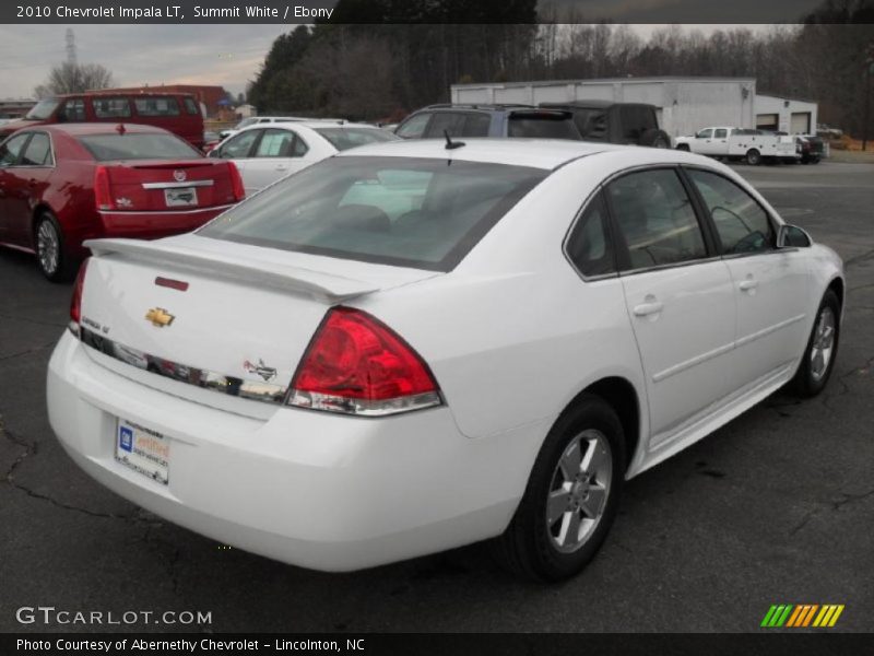 Summit White / Ebony 2010 Chevrolet Impala LT