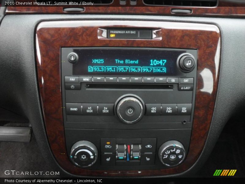 Summit White / Ebony 2010 Chevrolet Impala LT