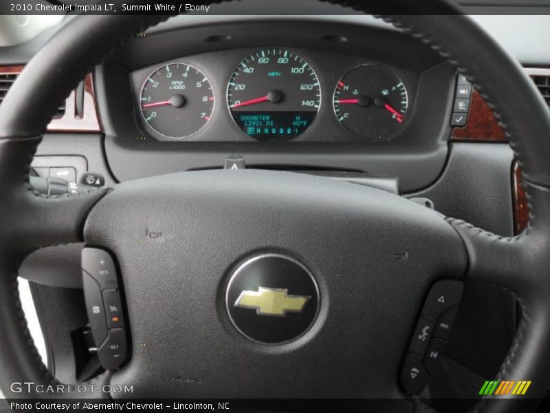 Summit White / Ebony 2010 Chevrolet Impala LT