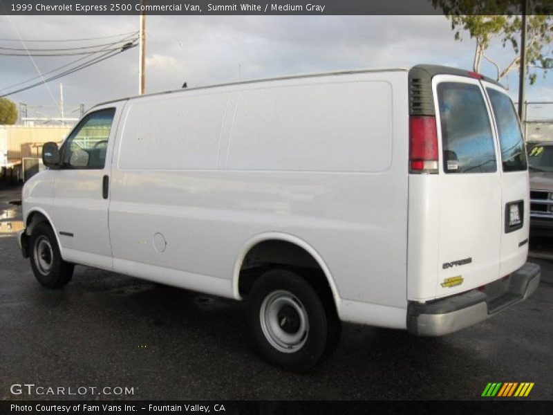 Summit White / Medium Gray 1999 Chevrolet Express 2500 Commercial Van