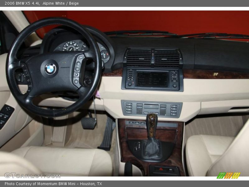 Alpine White / Beige 2006 BMW X5 4.4i