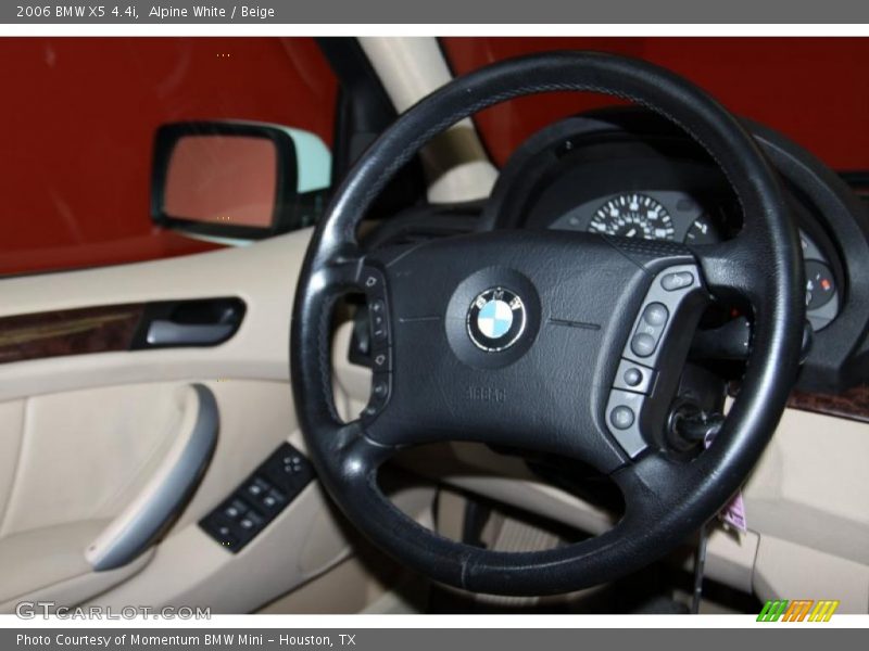 Alpine White / Beige 2006 BMW X5 4.4i