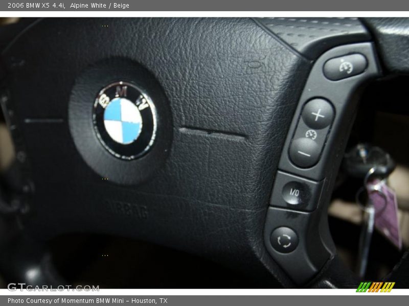 Alpine White / Beige 2006 BMW X5 4.4i