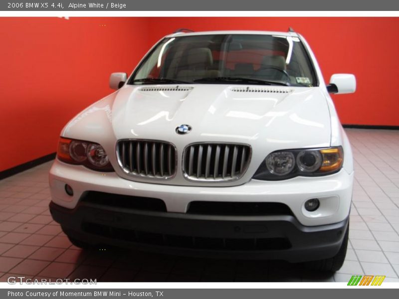 Alpine White / Beige 2006 BMW X5 4.4i