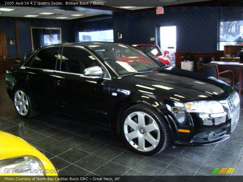 Brilliant Black / Ebony 2005 Audi S4 4.2 quattro Sedan