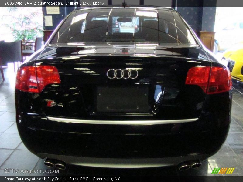 Brilliant Black / Ebony 2005 Audi S4 4.2 quattro Sedan