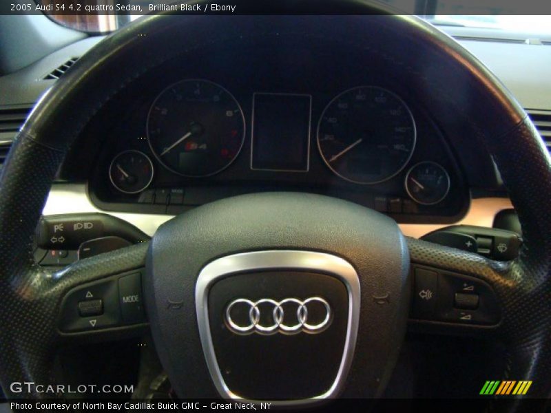 Brilliant Black / Ebony 2005 Audi S4 4.2 quattro Sedan