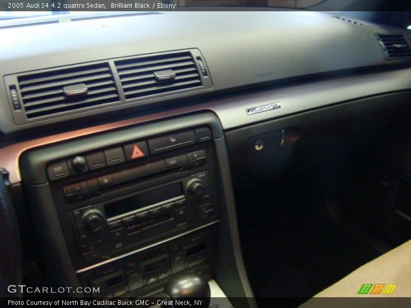 Brilliant Black / Ebony 2005 Audi S4 4.2 quattro Sedan