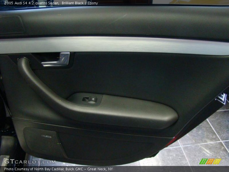 Brilliant Black / Ebony 2005 Audi S4 4.2 quattro Sedan