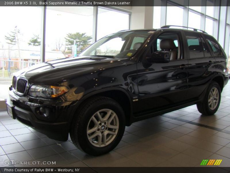 Black Sapphire Metallic / Truffle Brown Dakota Leather 2006 BMW X5 3.0i