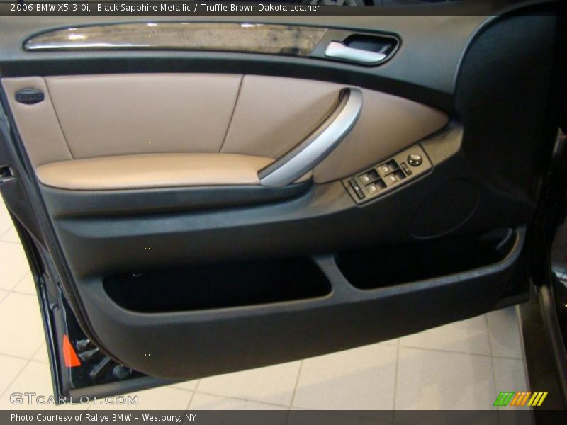 Black Sapphire Metallic / Truffle Brown Dakota Leather 2006 BMW X5 3.0i