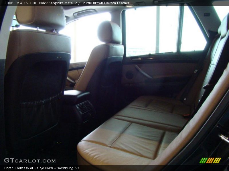 Black Sapphire Metallic / Truffle Brown Dakota Leather 2006 BMW X5 3.0i