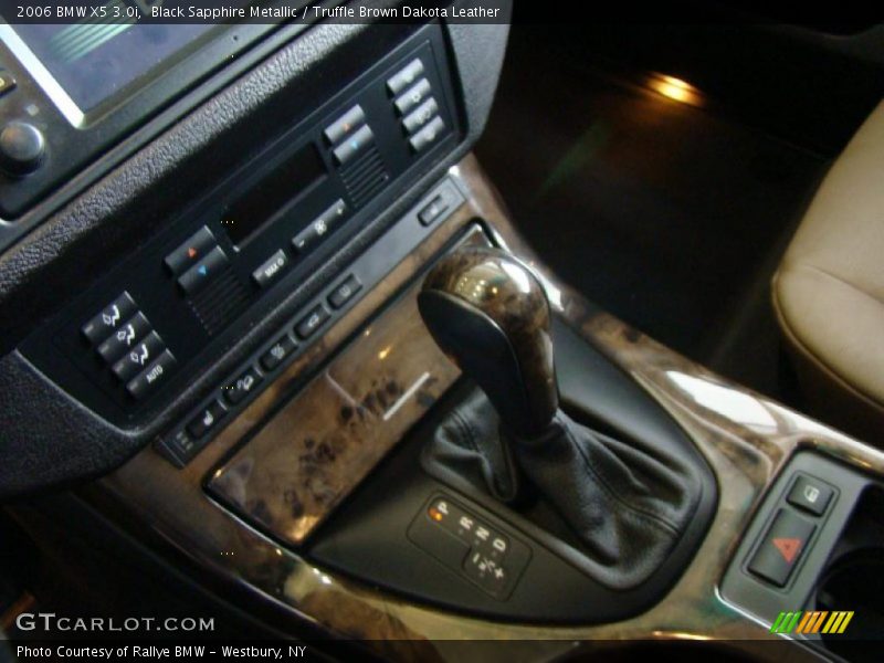 Black Sapphire Metallic / Truffle Brown Dakota Leather 2006 BMW X5 3.0i