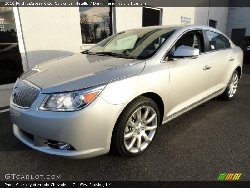 Quicksilver Metallic / Dark Titanium/Light Titanium 2010 Buick LaCrosse CXS