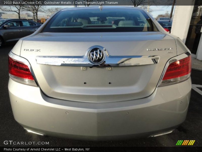 Quicksilver Metallic / Dark Titanium/Light Titanium 2010 Buick LaCrosse CXS