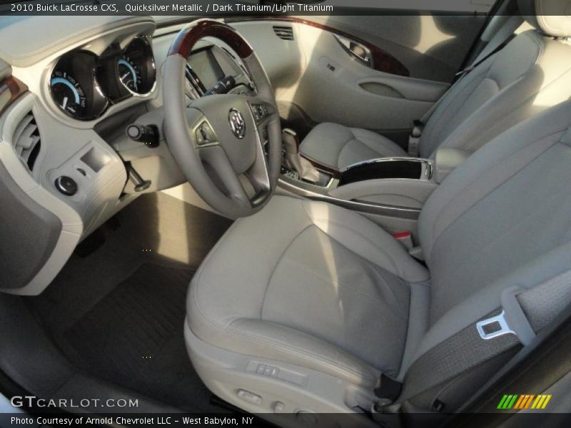 Quicksilver Metallic / Dark Titanium/Light Titanium 2010 Buick LaCrosse CXS