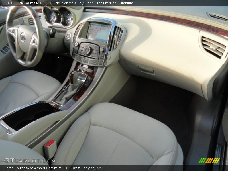 Quicksilver Metallic / Dark Titanium/Light Titanium 2010 Buick LaCrosse CXS