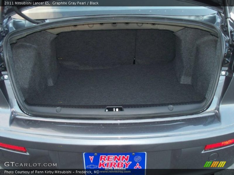Graphite Gray Pearl / Black 2011 Mitsubishi Lancer ES